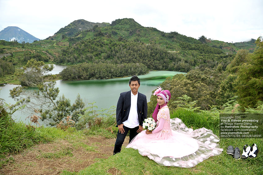 7 Foto Pre Wedding di Telaga Warna Dieng & Obyek Wisata Dieng Lainnya